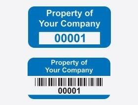 Asset Label in Use