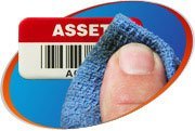 Asset Label in Use