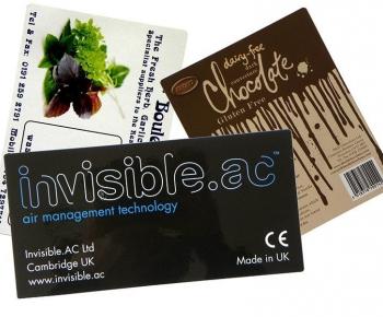 Three Self Adhesive Labels for Food
