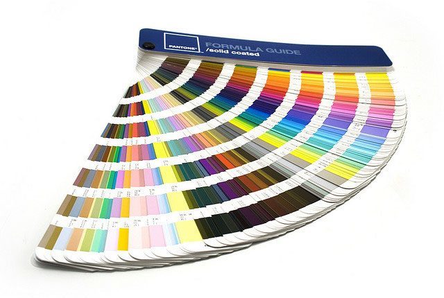 Pantone Swatch for Sticky Label Colours