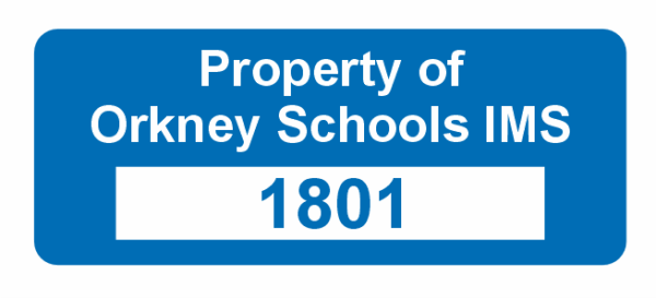 School Asset Labels